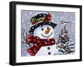 Snowman-William Vanderdasson-Framed Giclee Print