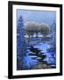 Snowman-Bonnie B. Cook-Framed Giclee Print