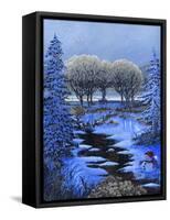 Snowman-Bonnie B. Cook-Framed Stretched Canvas