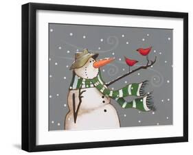 Snowman-Margaret Wilson-Framed Giclee Print