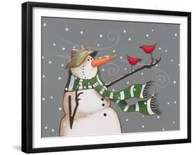 Snowman-Margaret Wilson-Framed Giclee Print