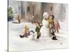 Snowman-Dianne Dengel-Stretched Canvas