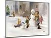 Snowman-Dianne Dengel-Mounted Giclee Print