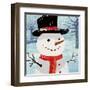 Snowman-Kim Allen-Framed Art Print