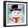 Snowman-Kim Allen-Framed Art Print