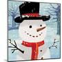 Snowman-Kim Allen-Mounted Art Print