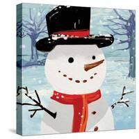 Snowman-Kim Allen-Stretched Canvas