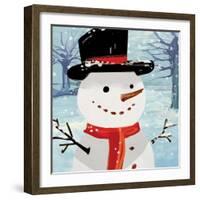 Snowman-Kim Allen-Framed Art Print