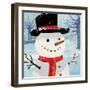 Snowman-Kim Allen-Framed Art Print