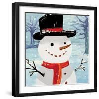 Snowman-Kim Allen-Framed Art Print