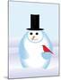 Snowman-Marie Sansone-Mounted Giclee Print