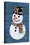 Snowman-Design Turnpike-Stretched Canvas