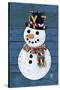 Snowman-Design Turnpike-Stretched Canvas