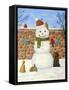 Snowman-Robert Wavra-Framed Stretched Canvas