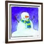 Snowman-null-Framed Giclee Print