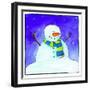 Snowman-null-Framed Giclee Print