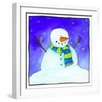 Snowman-null-Framed Giclee Print