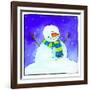 Snowman-null-Framed Giclee Print