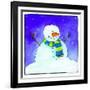 Snowman-null-Framed Giclee Print