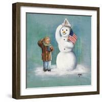 Snowman-Dianne Dengel-Framed Giclee Print