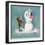 Snowman-Dianne Dengel-Framed Giclee Print