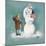 Snowman-Dianne Dengel-Mounted Giclee Print