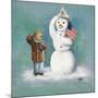 Snowman-Dianne Dengel-Mounted Giclee Print