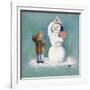 Snowman-Dianne Dengel-Framed Giclee Print