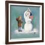 Snowman-Dianne Dengel-Framed Giclee Print