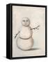 Snowman-Leah Saulnier-Framed Stretched Canvas
