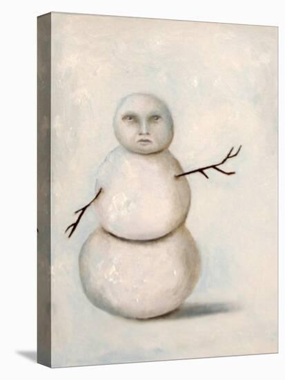 Snowman-Leah Saulnier-Stretched Canvas