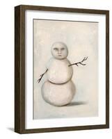 Snowman-Leah Saulnier-Framed Giclee Print