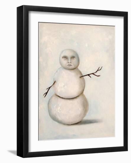 Snowman-Leah Saulnier-Framed Giclee Print