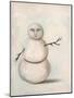 Snowman-Leah Saulnier-Mounted Giclee Print