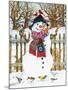 Snowman-Wendy Edelson-Mounted Giclee Print