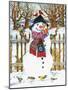 Snowman-Wendy Edelson-Mounted Giclee Print