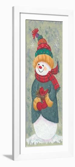 Snowman-Beverly Johnston-Framed Giclee Print