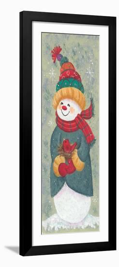 Snowman-Beverly Johnston-Framed Giclee Print