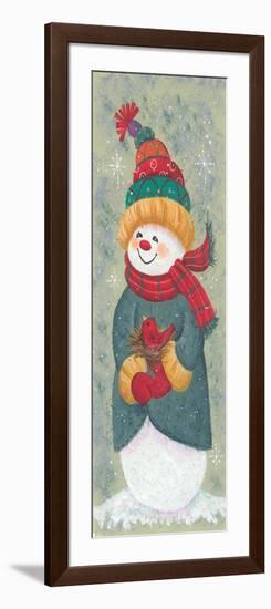 Snowman-Beverly Johnston-Framed Giclee Print