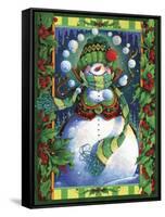 Snowman-David Galchutt-Framed Stretched Canvas