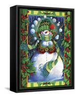 Snowman-David Galchutt-Framed Stretched Canvas