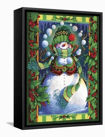 Snowman-David Galchutt-Framed Stretched Canvas