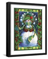 Snowman-David Galchutt-Framed Giclee Print