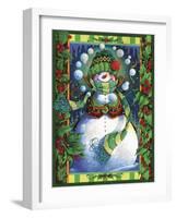 Snowman-David Galchutt-Framed Giclee Print