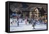 Snowmass Village, Snowmass Village Ski Area, Colorado, USA-Walter Bibikow-Framed Stretched Canvas