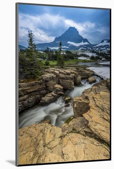 Snowmelt Stream in Glacier National Park, Montana-Howie Garber-Mounted Photographic Print
