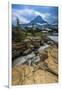 Snowmelt Stream in Glacier National Park, Montana-Howie Garber-Framed Premium Photographic Print