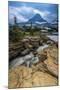 Snowmelt Stream in Glacier National Park, Montana-Howie Garber-Mounted Photographic Print