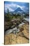 Snowmelt Stream in Glacier National Park, Montana-Howie Garber-Stretched Canvas