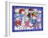 Snowmen 4-Kimura Designs-Framed Giclee Print